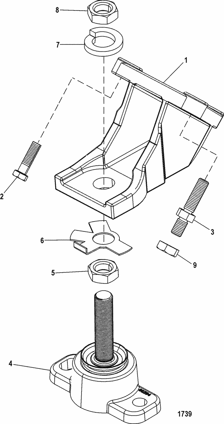 Exploded diagram for Engine Mounts