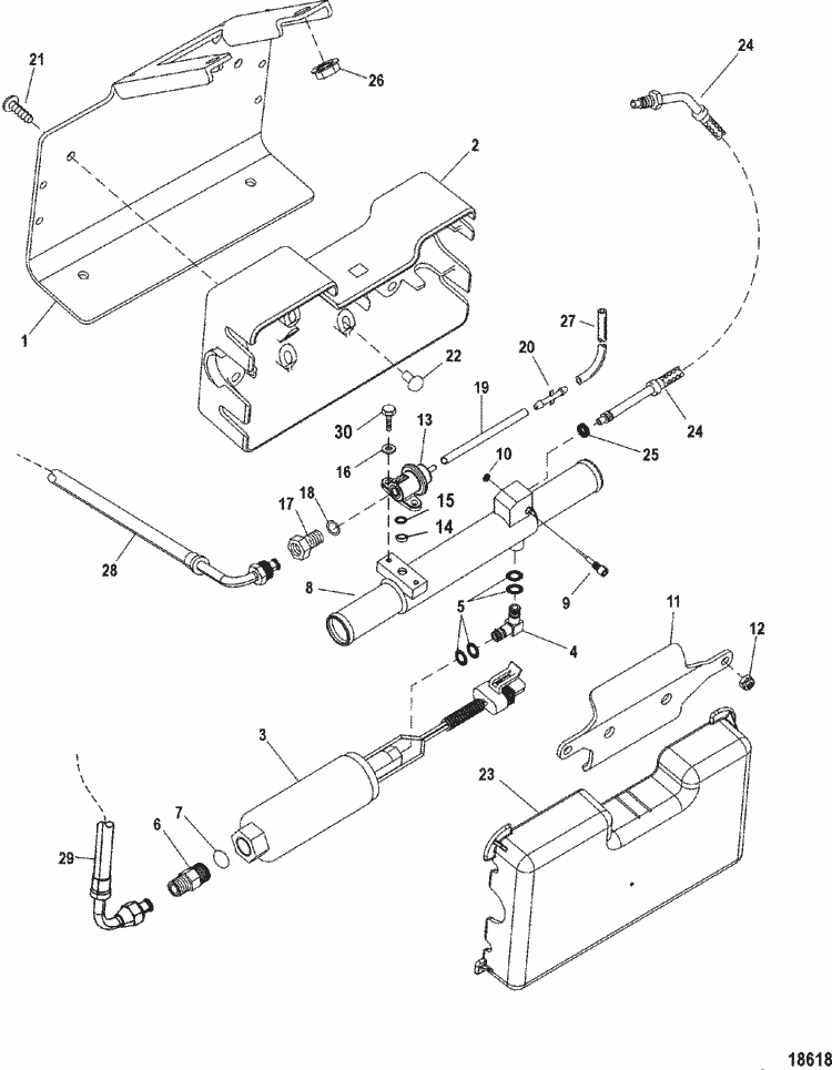 Exploded diagram for Fuel Supply Module(Alpha)