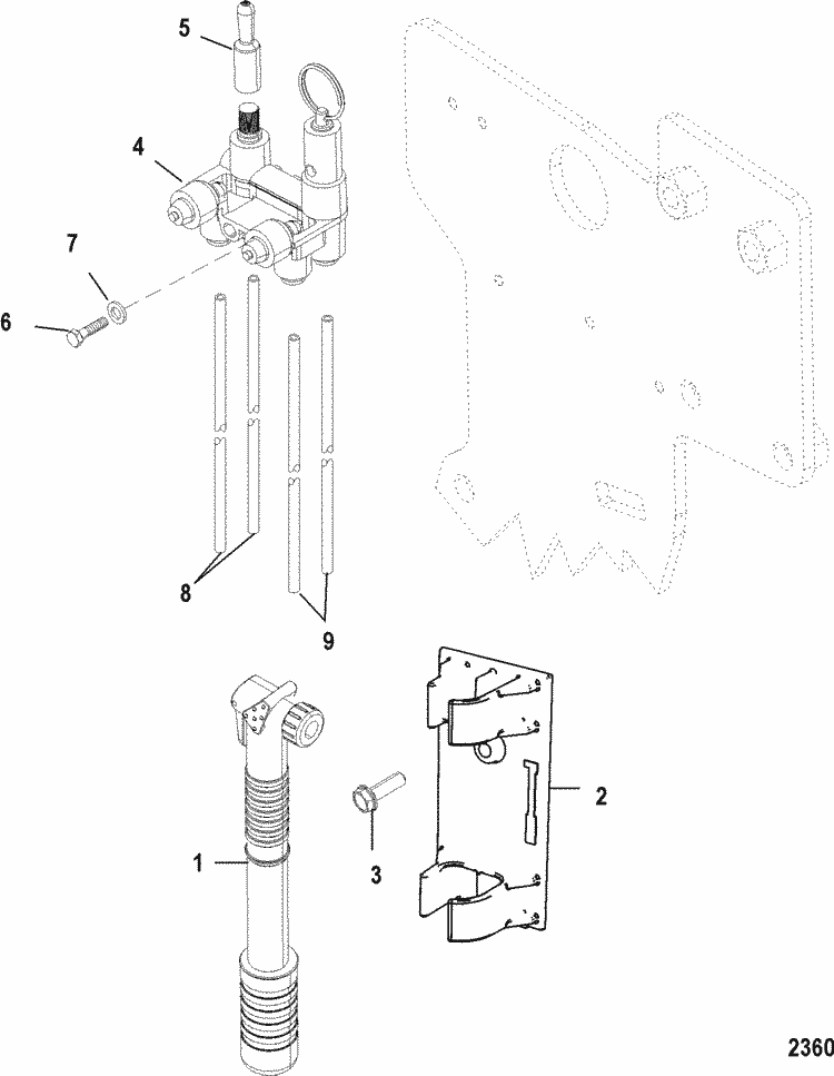 Exploded diagram for Water Drain(Air Manifold & Pump)